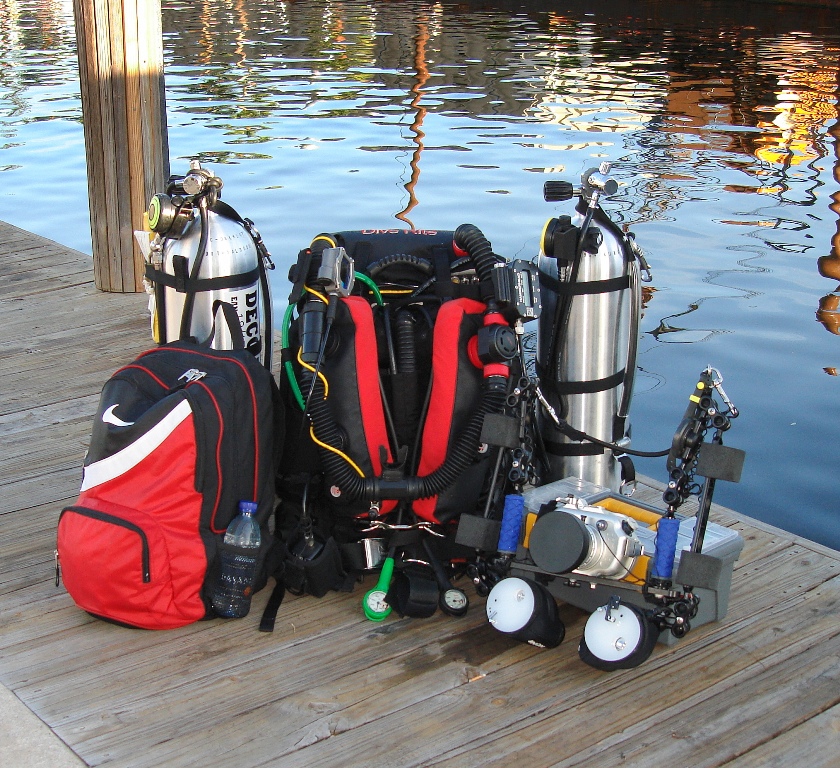 Dive Gear On The Dock - 1