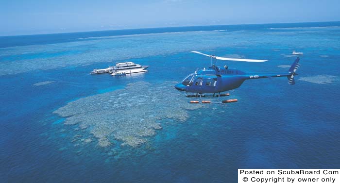 great barrier by air
