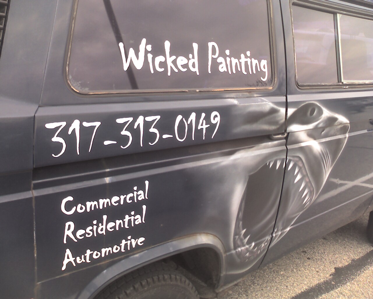 Local Painter's Custom Paint Job on his Van