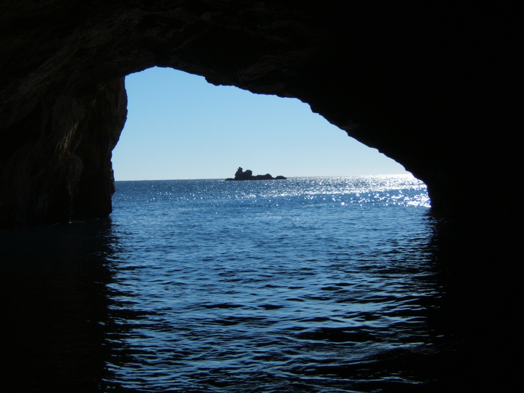 Looking Out of Riko Riko Cave From the Inside