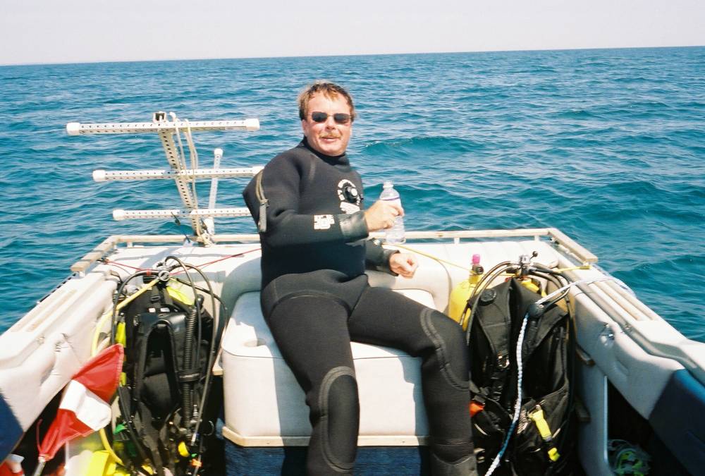Me After dive on W.B. Allen 165FSW off Clevland,Wi