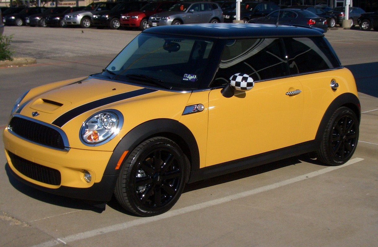 My 2009 Mini CooperS in mellow yellow