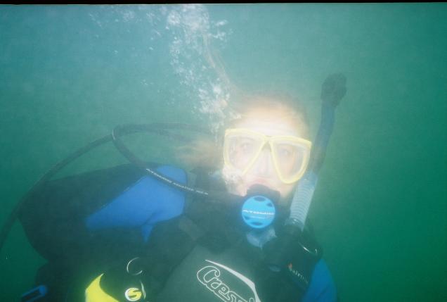 my first underwater portrait