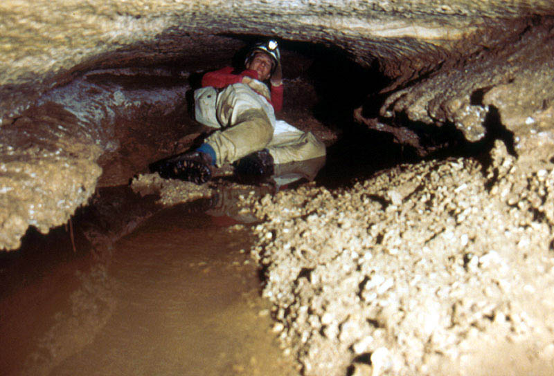 New Mexico stream cave