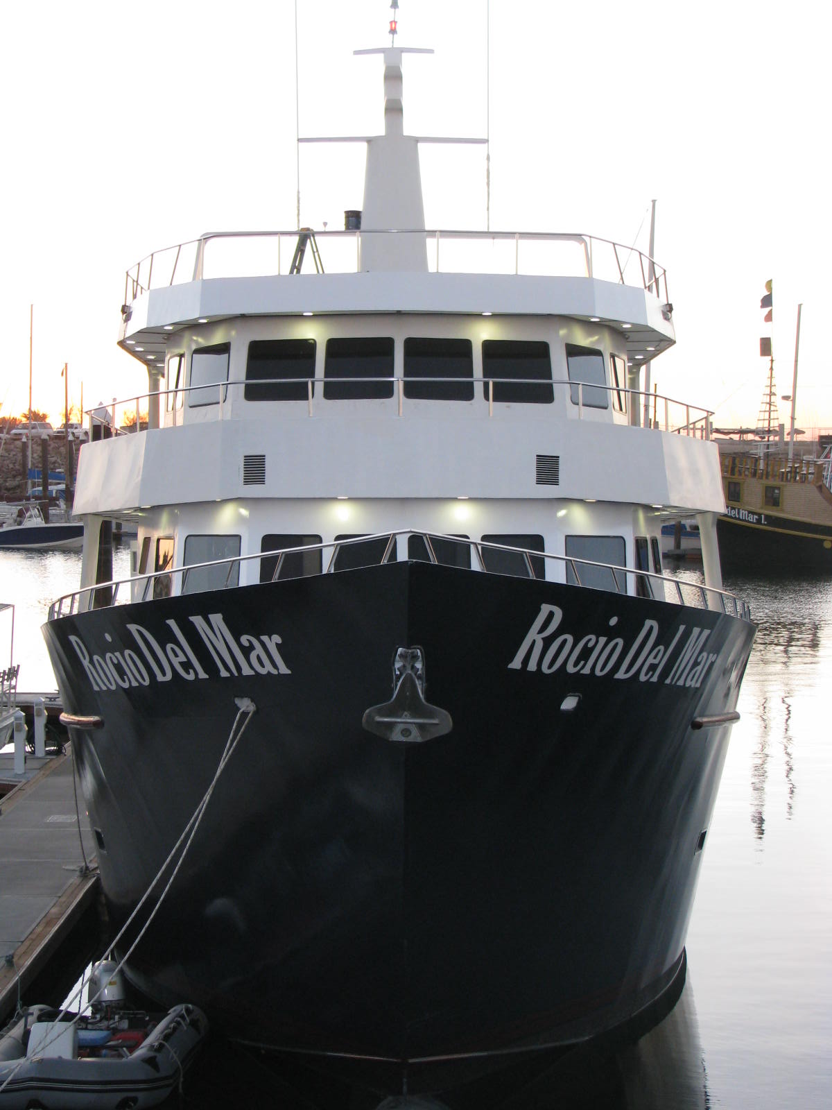 Rocio Del Mar tied at dock