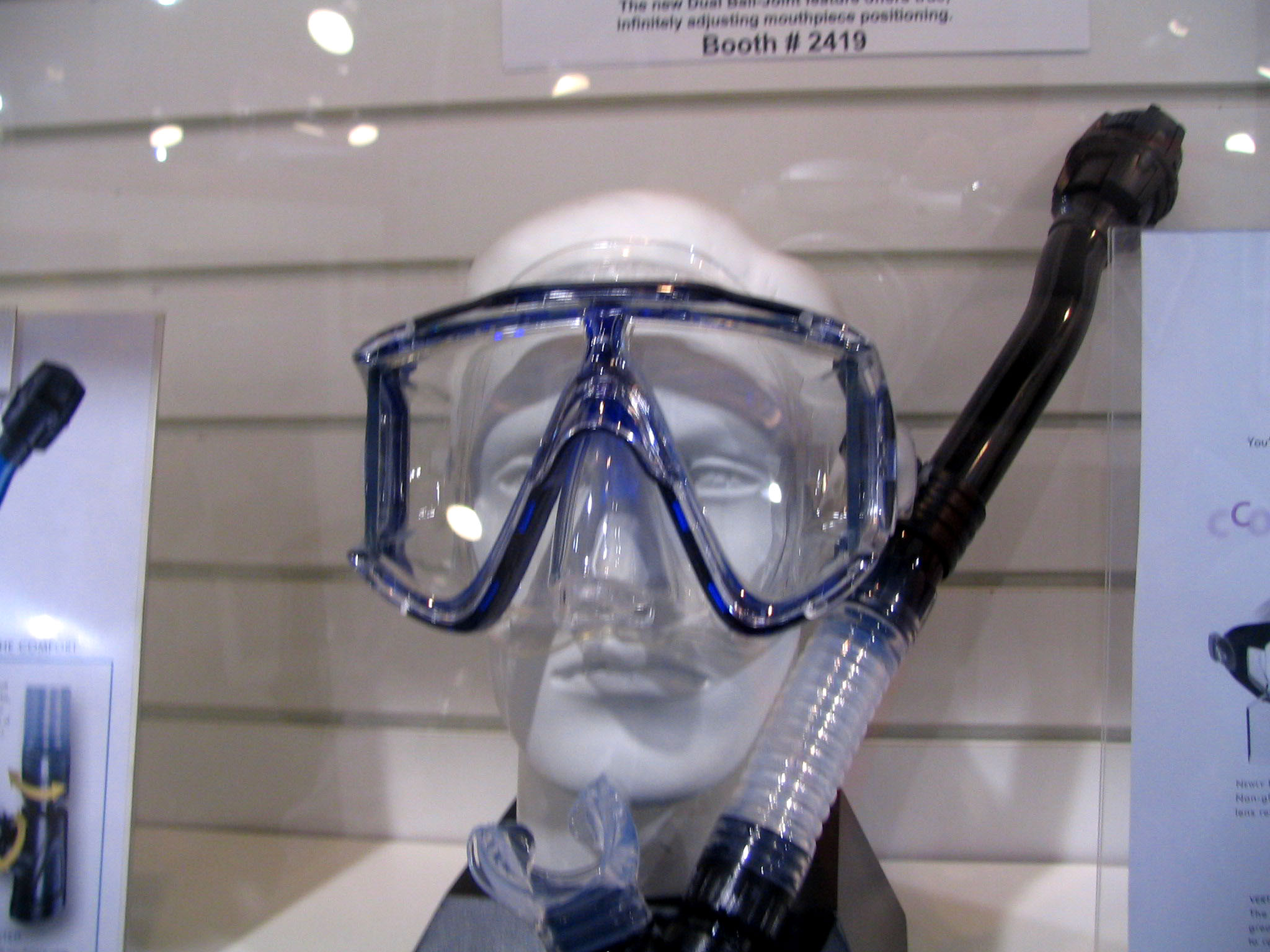 The Ocean Master Dry Snorkel & Ocean Master Commando Mask