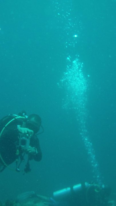Visiting divers from Cebu Dive Club