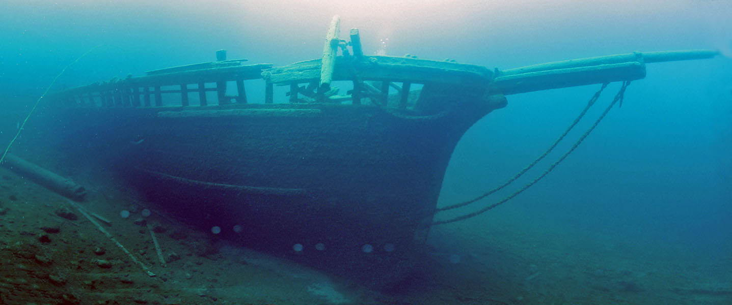 Wreck of the Arabia in Tobermory, Canada