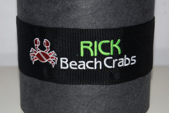 YourTankTag with Beach Crab Dive Club Logo